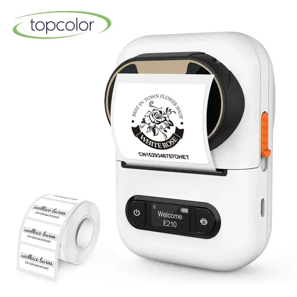 Portable Mini Printer E210 Inkless Bluetooth Label Maker