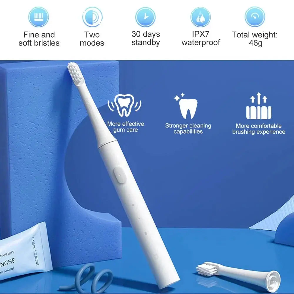 Sonic Electric Toothbrush Waterproof USB - OurLum.com