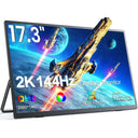 Compact 17.3 Portable Gaming Monitor 2K