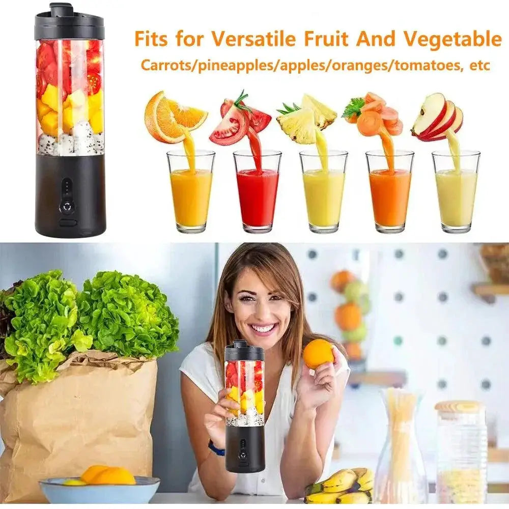 Mini Portable Blender USB Rechargeable Fruit Juicer Smoothie