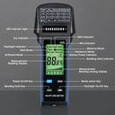 Masonry Humidity Detector,Wall Moisture Meter, Modes Wood Drywall