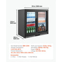 SucceBuy Cu. Ft Back Cooler with LED Lighting Adjustable