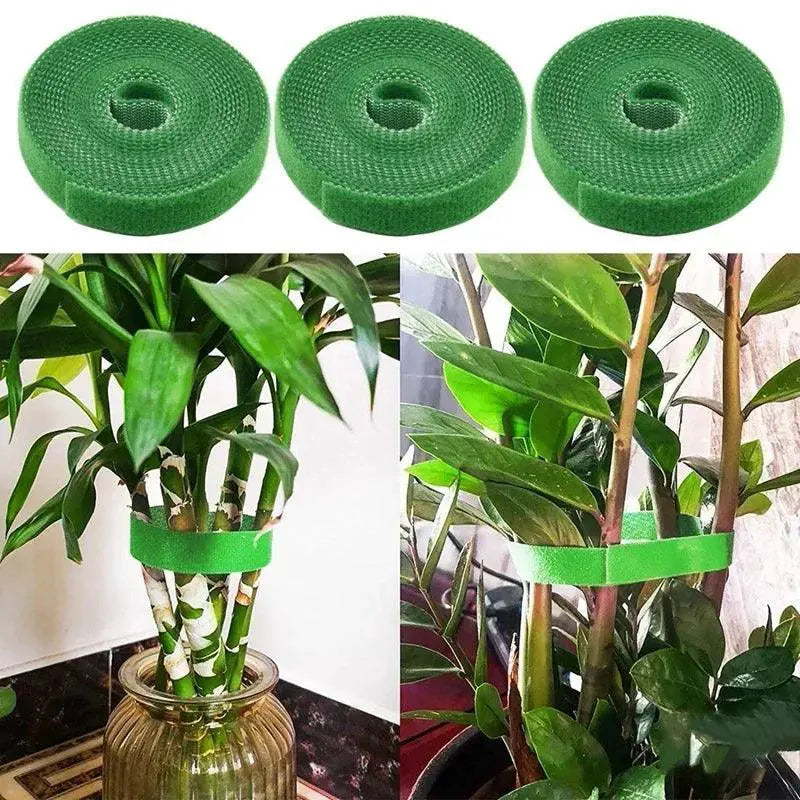 Plant Tie Set Nylon Bandage Hook Loop Bamboo Cane Wrap
