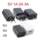 Versatile 5V Travel USB Charger Compact Wall Adapter EU US AU