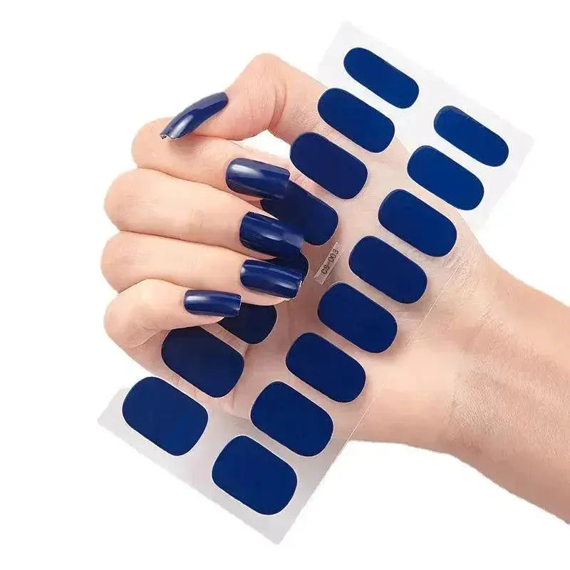 Waterproof Nail Stickers Effortless Nail Art Pack 16 Designs