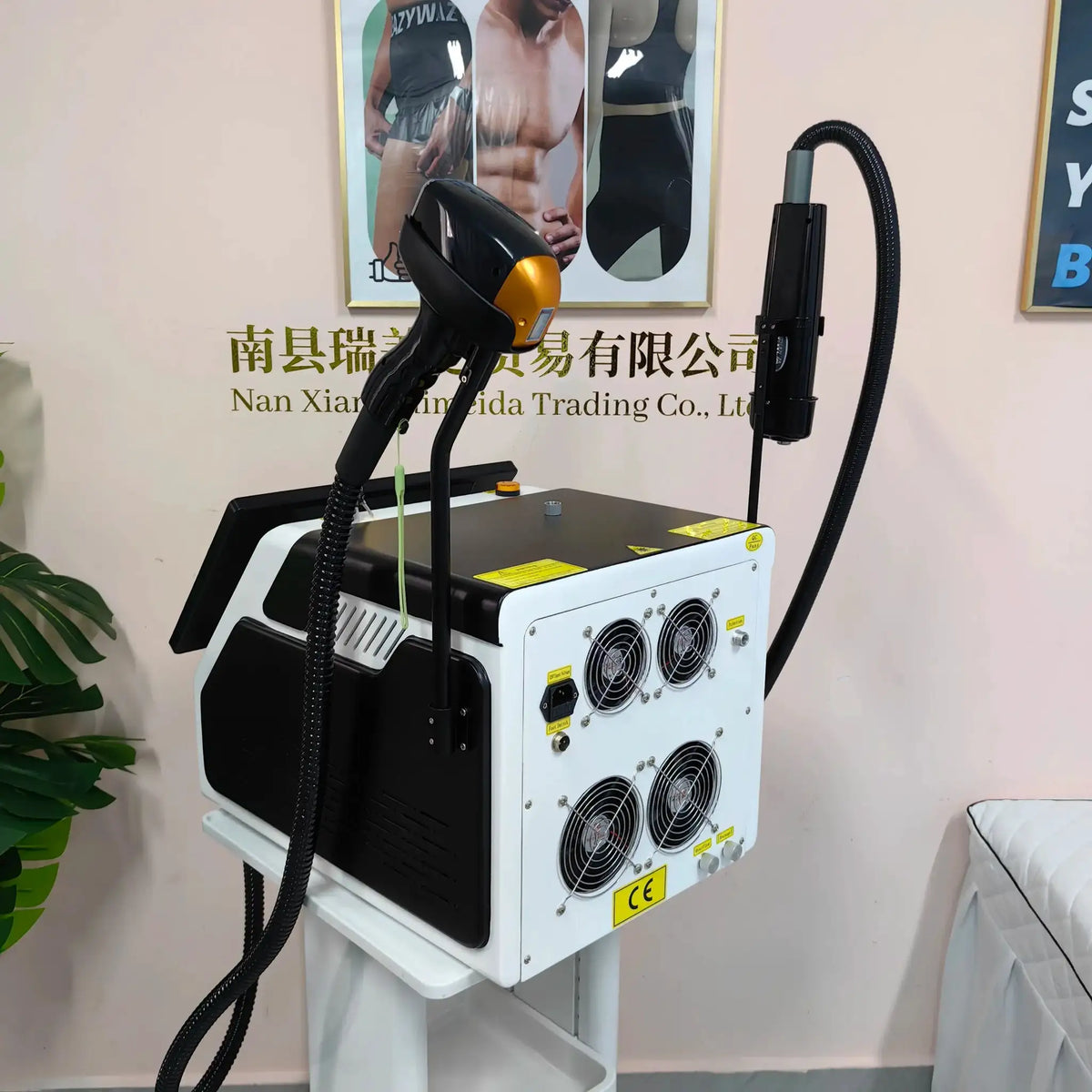 Latest Technology 2 IN 1 Diode Laser 4000w Hair Removal Machine Picosecond Qswitch ND YAG 1064NM Tattoo Removal Machine 4 Waves
