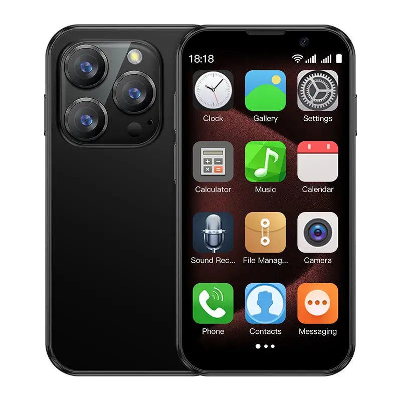 SOYES XS18 Pro Mini Smart Phone Android 8.1 Face ID 2GB RAM 16GB ROM Facial Recognition 3.0" Screen Dual SIM 3G Small Phone