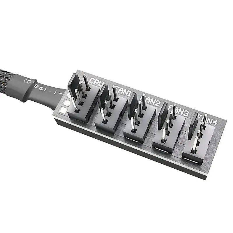 OUYUANSU Fan Hub 5 Fan Controller for PC Cooling Efficiency