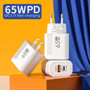 65W GaN Fast Charger - Compact Travel Adapter