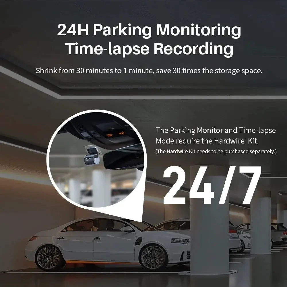 Kawa Mini 3 Pro 2K Car Dash Cam With WiFi App Voice Control Parking - stepyours.com
