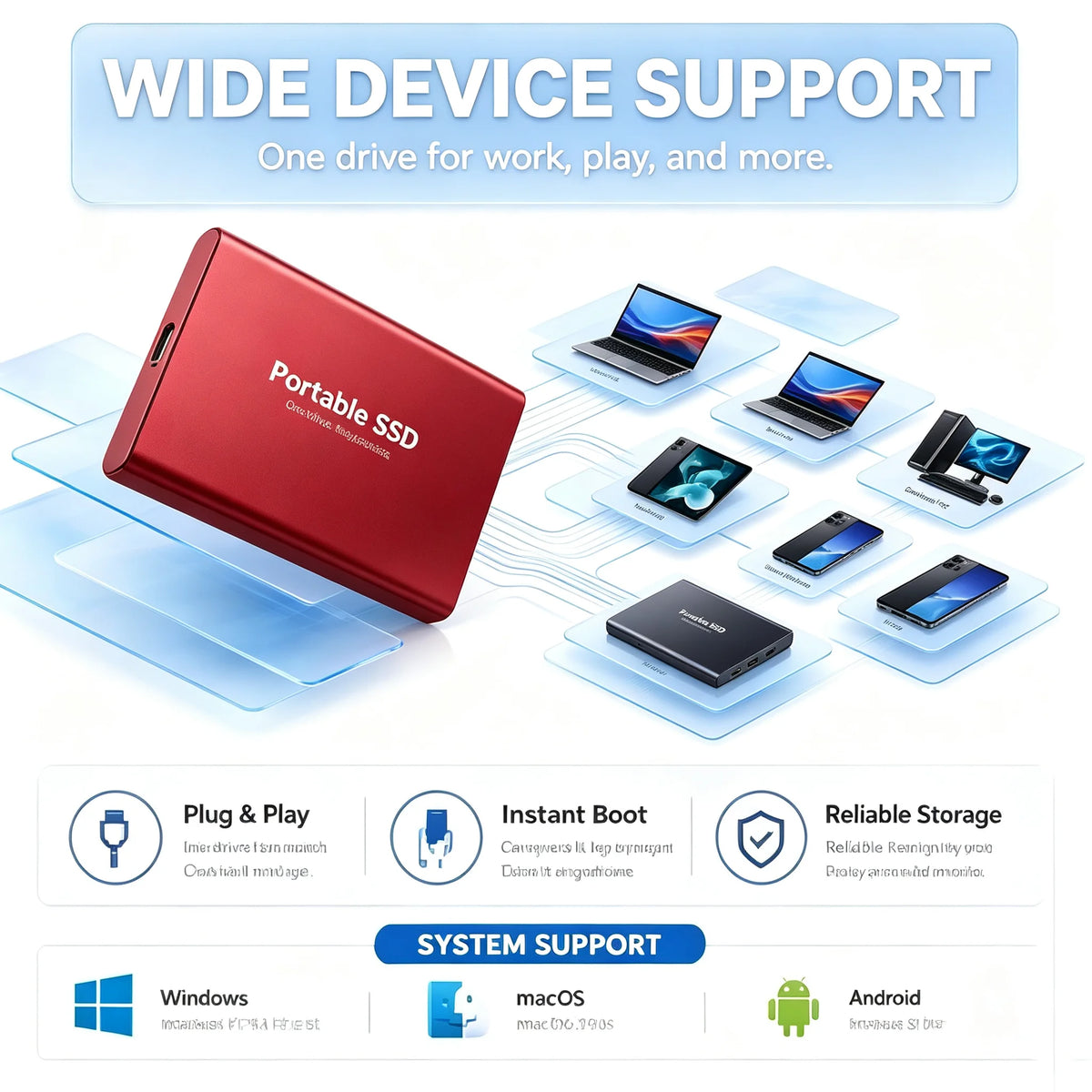 USB Desktop Solid State Storage