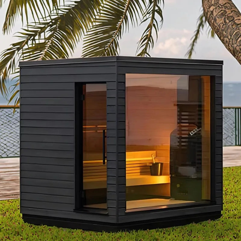 Cedar Outdoor Sauna Room