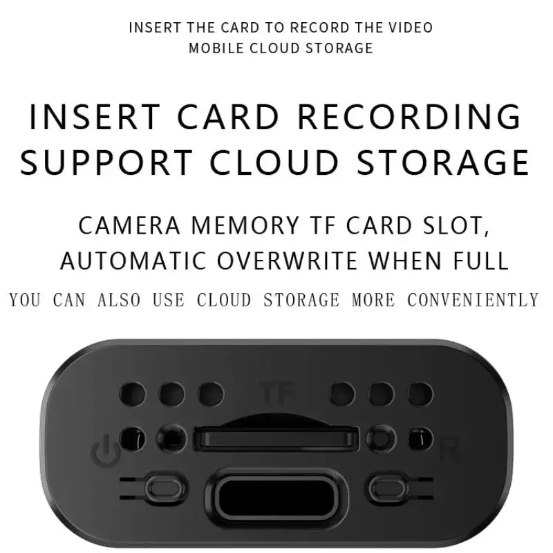 V380 Smallest Mini WIFI Camera 1080P HD Built-in Battery IP Remote Monitoring Camcorders IR Night Vision Body Cam Protable Cam