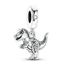 Sterling Silver Fire Dragon T-rex