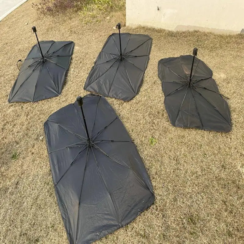 Car Sun Shade Retractable Sunscreen Heat Insulation Parasol - OurLum.com