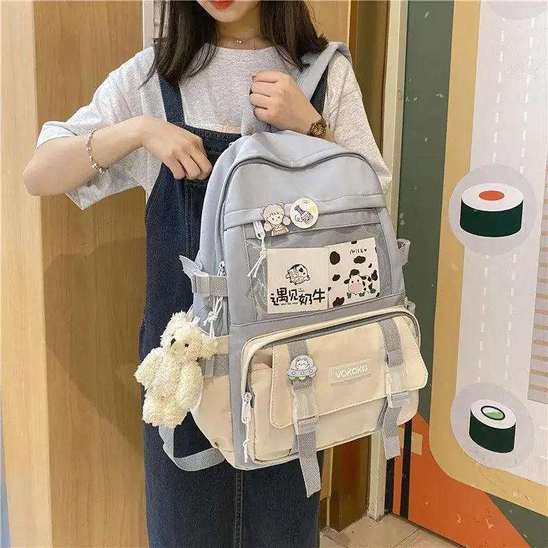 Adorable Waterproof Backpack for Teen Girls Travel Style