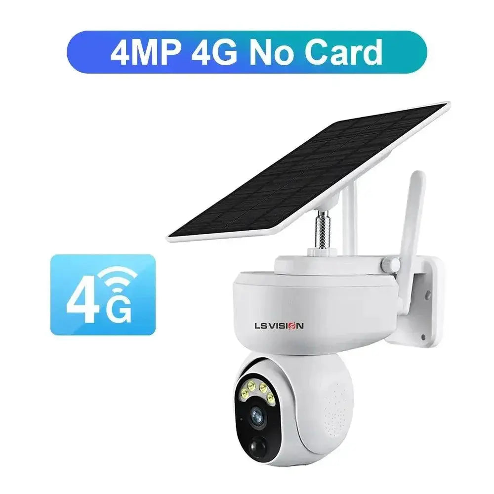 Solar Outdoor Security Camera for Stores — 4MP WIFI Add 64G - Variant 3