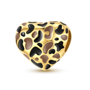 Golden Charm Beads Sterling Silver
