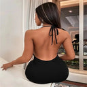 Y2K Halter Backless Mini Dress for Women