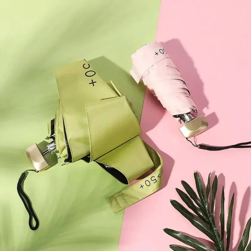 Mini Folding Sun Umbrella Pocket Rain Umbrella 55 Off - OurLum.com