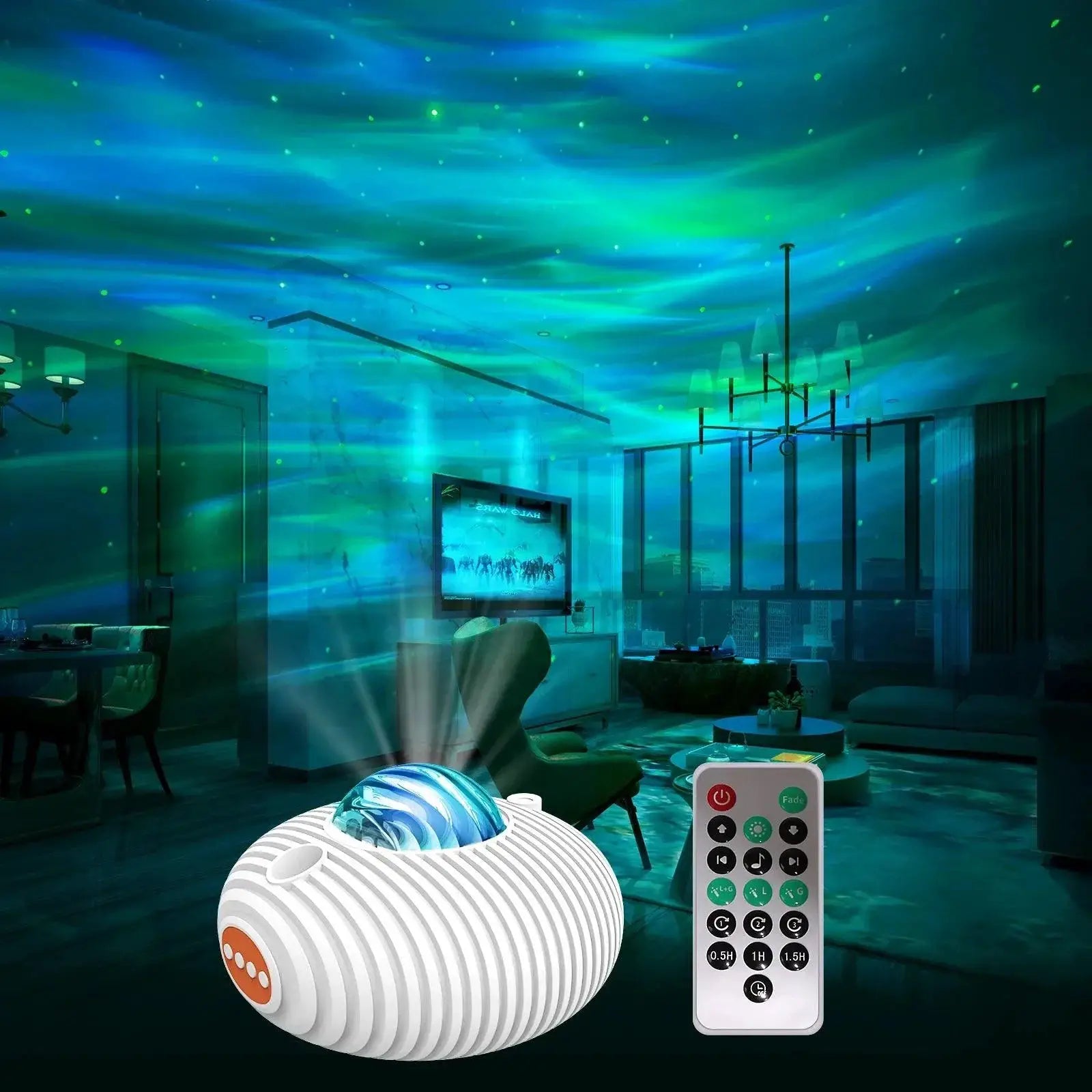 Galaxy Star Projector Night Light 14 Color Options Remote