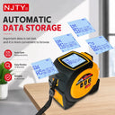 CJY007 Laser Distance Meter 40m 60m 3 in 1 Laser Tape Measure Cross Line Laser Area Volume Pythagorean Continuous Measuring Tool