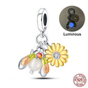 Sterling Silver Chameleon Luminous Firefly