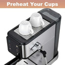 Espresso Machine With Dual Boiler, LCD Touch Control & Milk Frother
