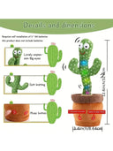 1pc Dancing Talking Cactus Toys For Baby Boys And Girls