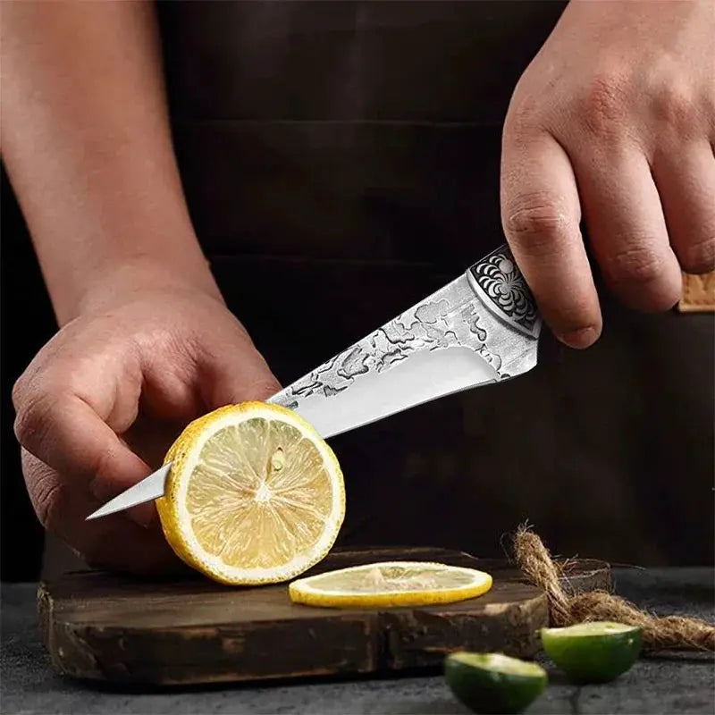 Professional High Carbon Clad Steel Chef Cleaver Knife