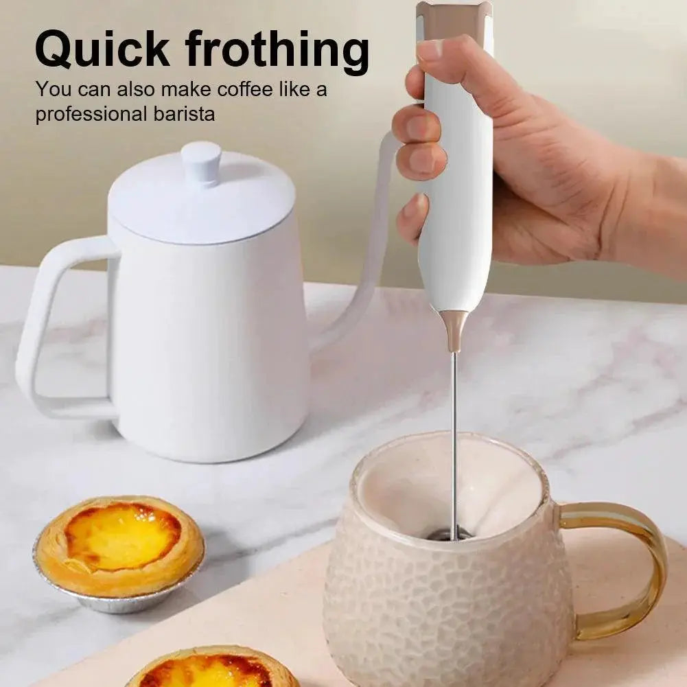 Electric Milk Frother Whip Up Cafe Style Beverages Anywhere