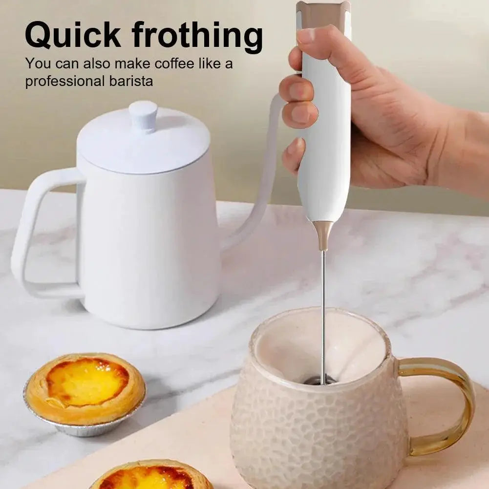 Handheld Electric Milk Frother Automatic Rotary Egg Beater