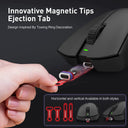 RGB Magnetic Mouse Dock Secure Cable Hub
