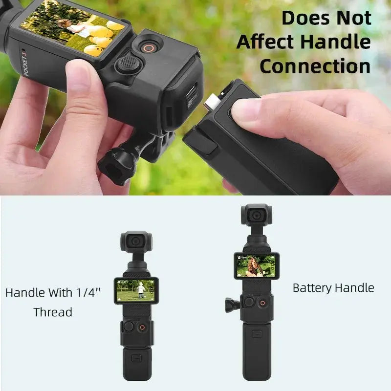 Versatile ABS Tripod Mount Adapter for DJI Osmo Pocket 3