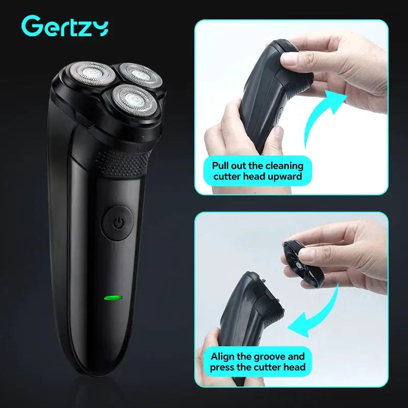 Men Shaver – 3 Floating Blades, USB-C Fast Charge, Perfect Travel and Gift Choice, enhancing your daily shaving experience, perf