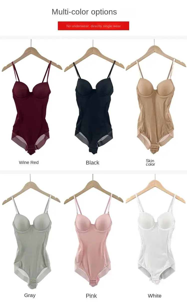 Silky Underwire Bodysuit Shapewear For Women Comfort Style