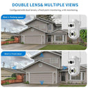 4K Dual Lens PTZ Wifi Camera for Enhanced Outdoor Security