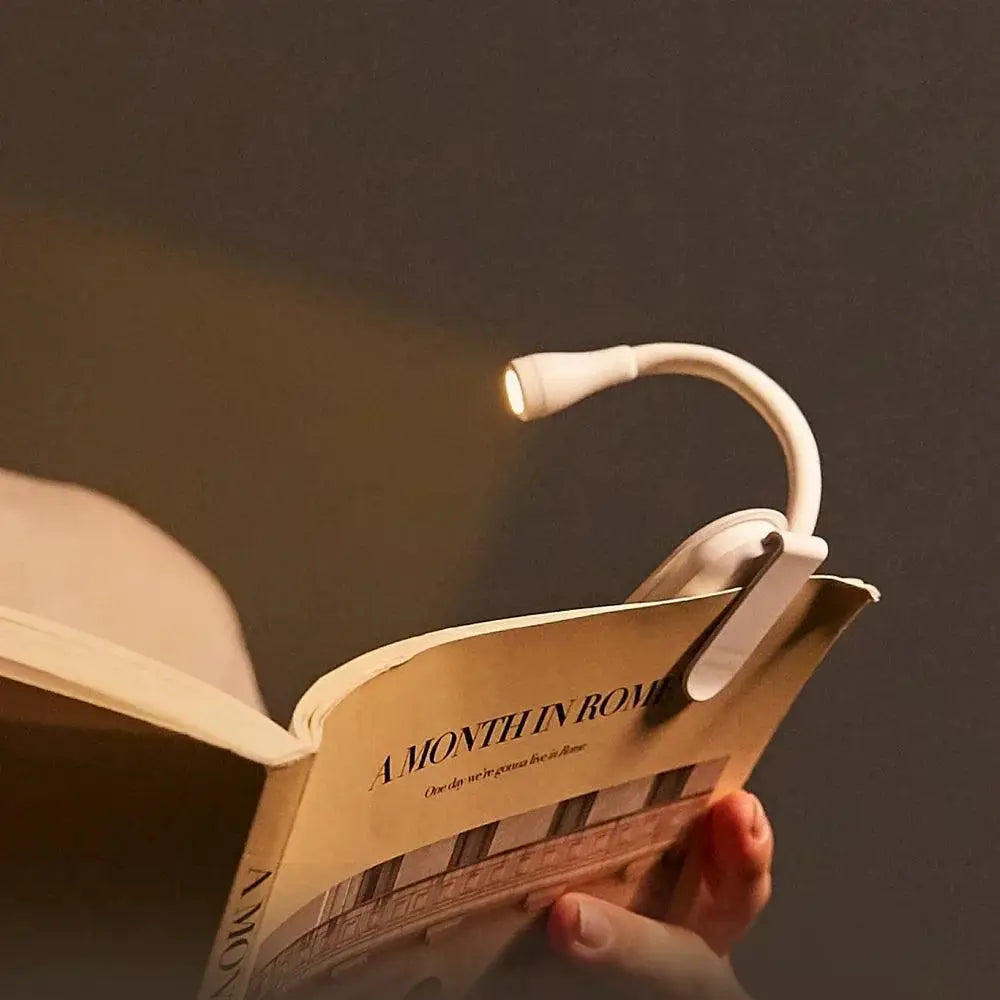 Portable LED Clip Light for Reading Adjustable Brightness
