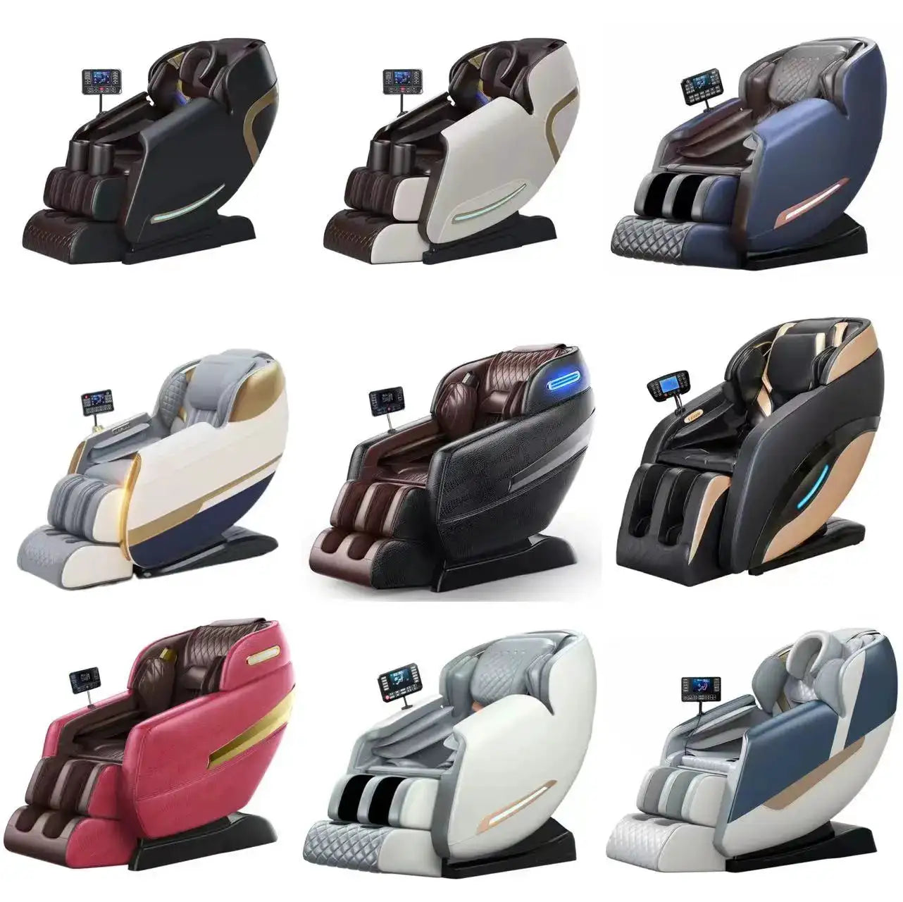 Electric Luxury Office 4d 8d Full Body Fix Roller Foot Massage Chair Price Full Body zero Gravity 2023 Wholesale Ningde Mk