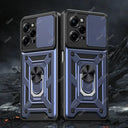 Redmi Shockproof Armor Case Magnetic Ring Holder Accessory