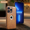 PU Leather iPhone Case - Shockproof Protection