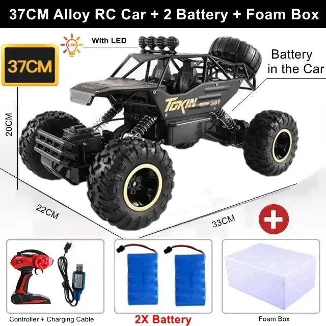 Oike RC Car - Off Road Rock Climbing Toy - 37CM Green 1Battery product image