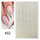 Elevate Your Style with Chic 3D Nail Art Decals Set