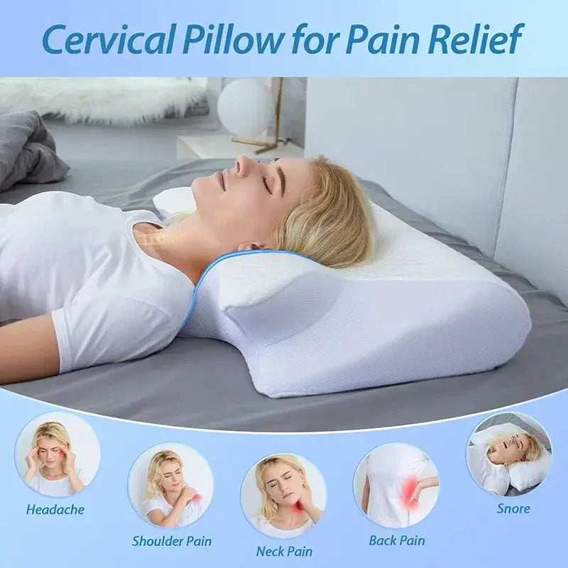 New Memory Foam Cervical Pillow For Neck Pain Relief
