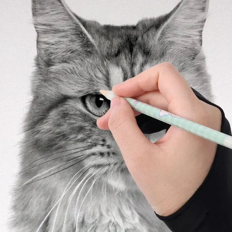Stylish Painting Gloves For Tablet Artists Enhance Drawing