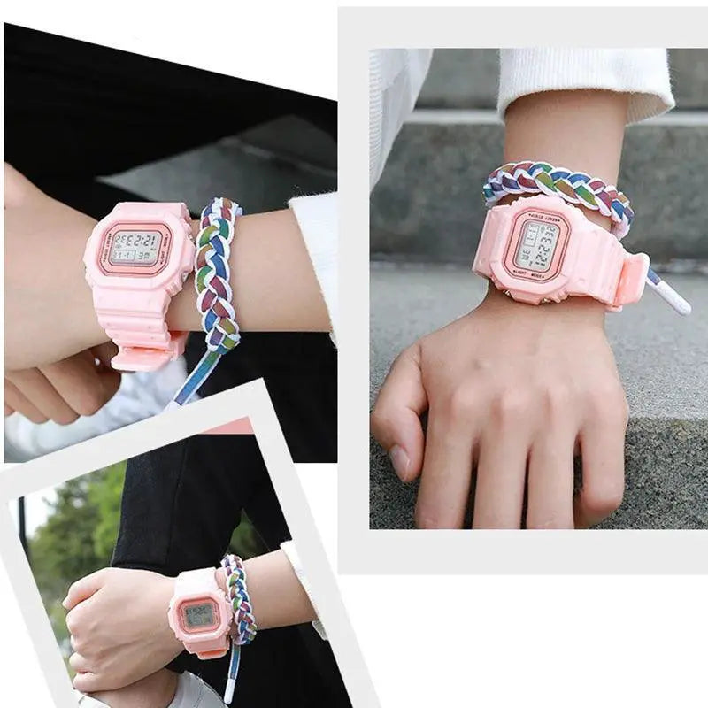 YIKAZE LED Sports Watch Waterproof Fitness Timepiece