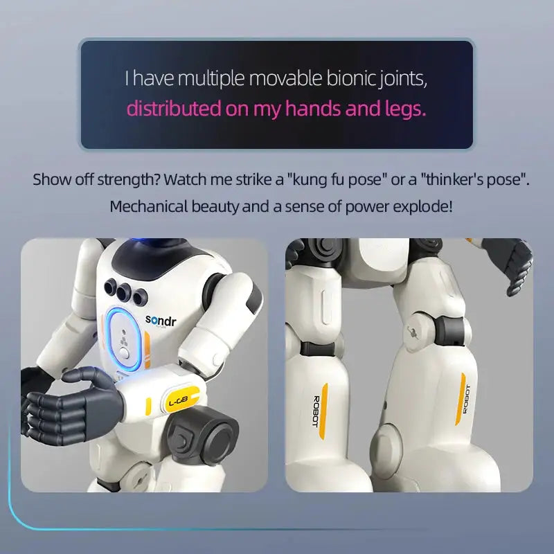 RC Robot Intelligent Robot R40 Remote Controlled Robots Smart Intelligent Dancing RC Robot Toy Gift