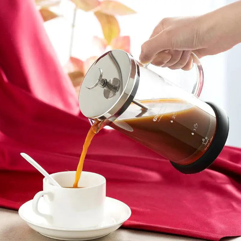 Gianxi French Press Pot 600ml Handmade Coffee Maker