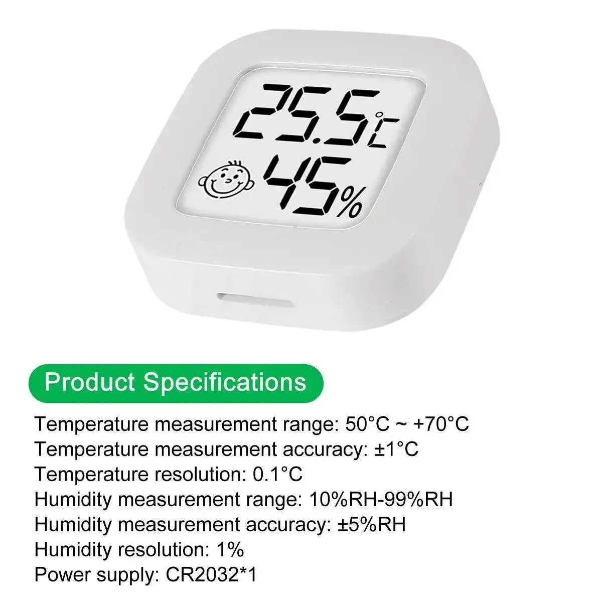 Mini Digital Thermometer Hygrometer 4 Pack Indoor Outdoor