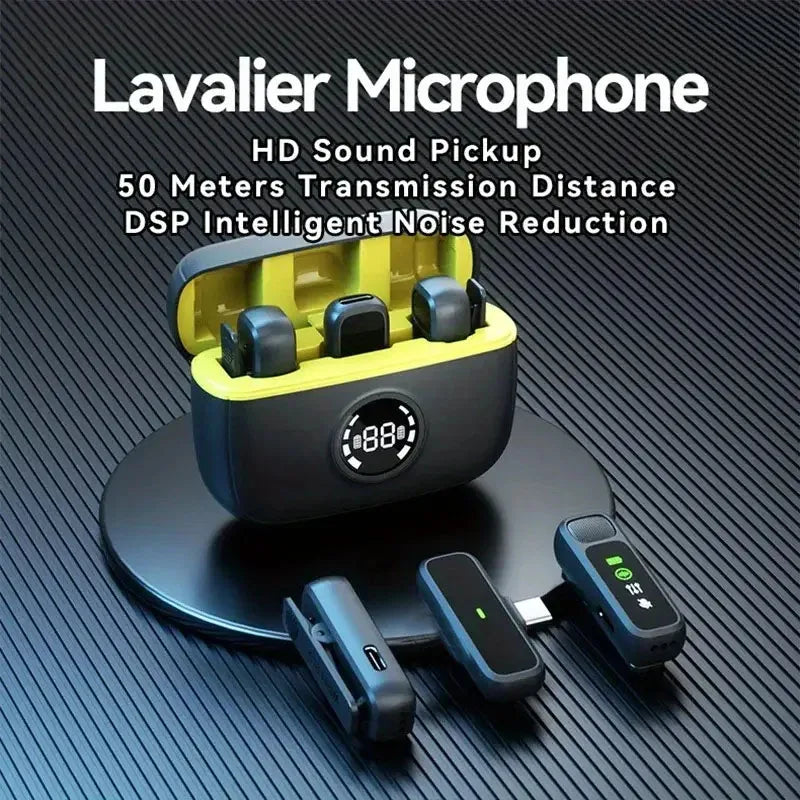Portable Wireless Lavalier Microphone System
